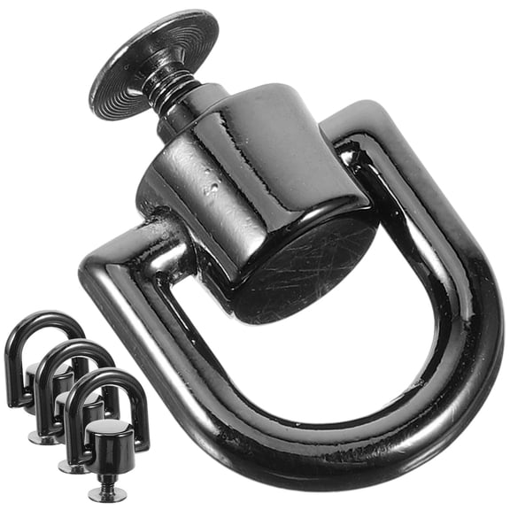 LOLIPPYY 4Pcs Screw D Rings for Purse and Handbag Making Accessories