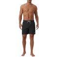 thumbnail image 2 of INSPIRE CHIC Mens Summer Drawstring Elastic Waist Mesh Lining Solid Board Shorts 36 Black, 2 of 6