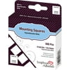 Scrapbook Adhesives Mounting Squares 500/Pkg Repositionable, White, .5"X.5"