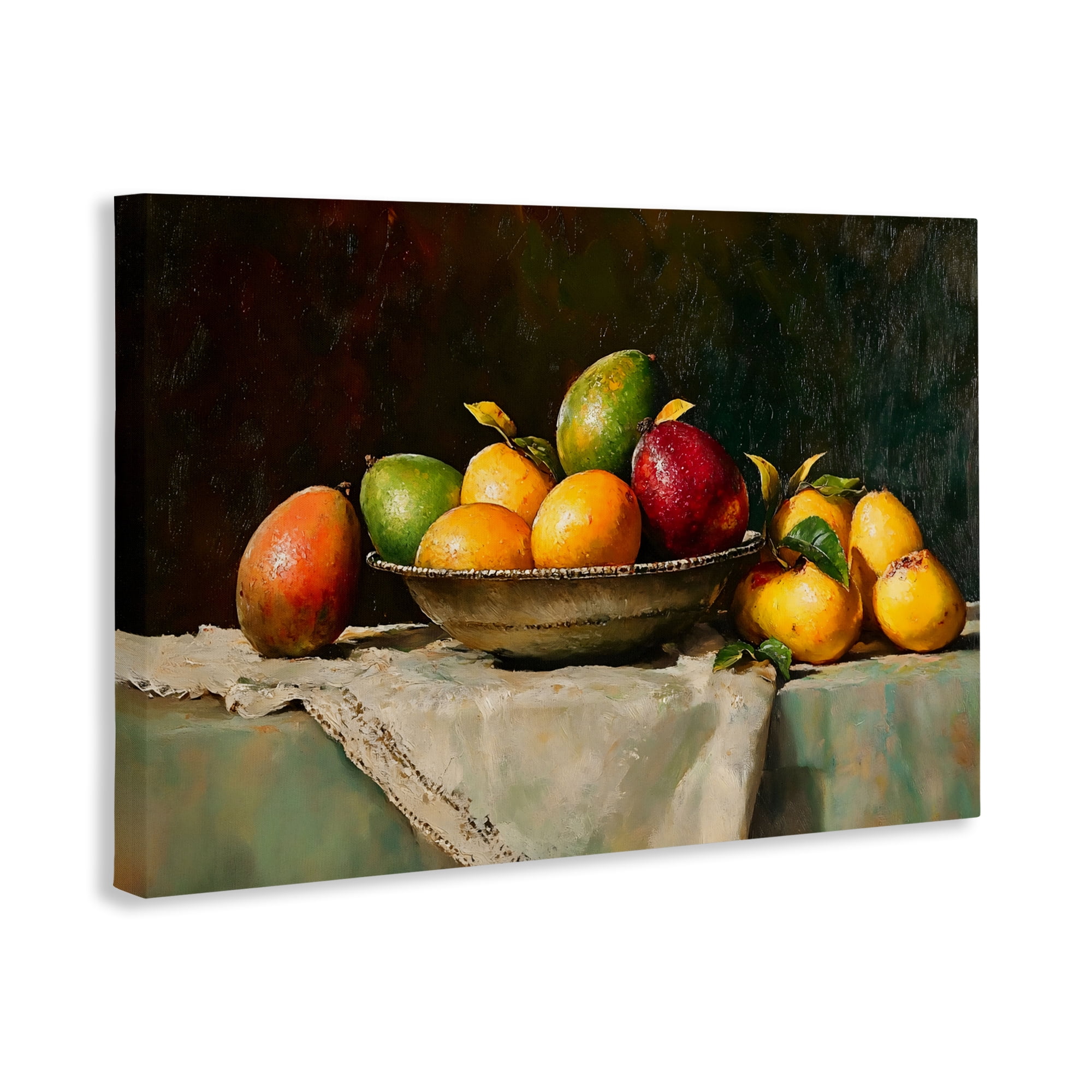 Stupell Industries Fancy Table Fruit Arrangement Canvas Wall Art, design by Creative Studio