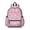 Kawaii Cat and Tea Pink Pattern, variant on Galaxy Cat Head Black Pattern Cute School Backpack with Padded Back and Adjustable Shoulder Straps 13.4"x11"x4.7"