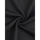 thumbnail image 5 of Conjunto de Traje Casual Fitted de 2 Piezas de Cuello Cuadrado y Manga Corta para Mujeres Plus Size Agnes Orinda 1X Negro, 5 of 6