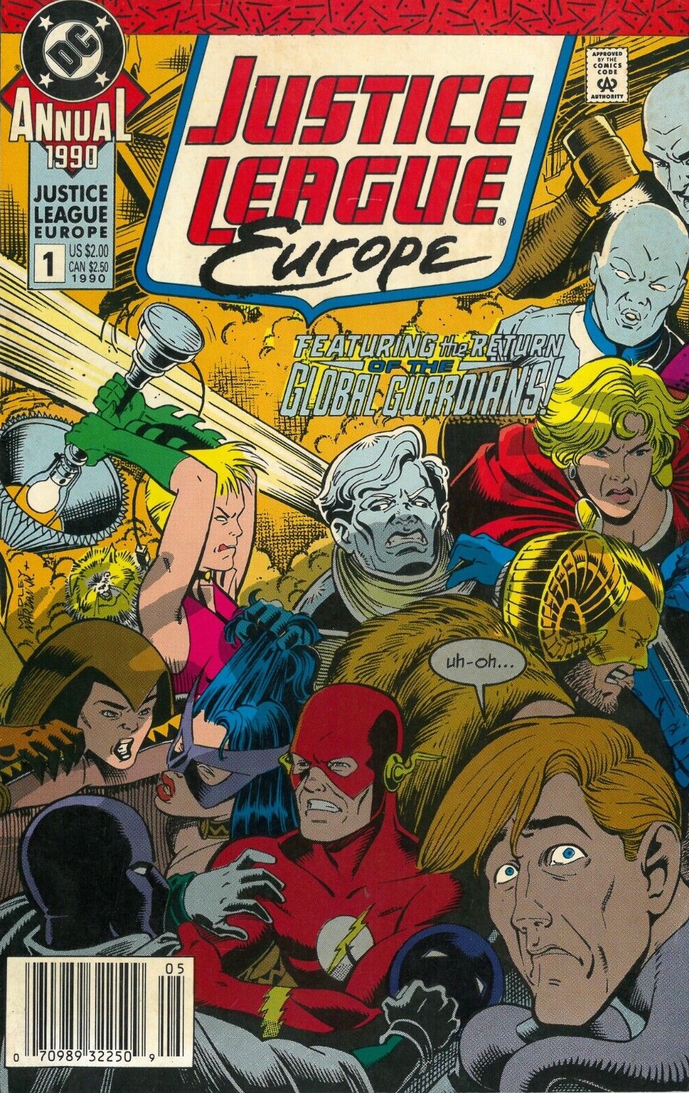 Cover of Justice League Europe Annual #1