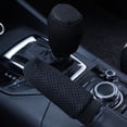 thumbnail image 4 of Trayknick Universal Car Vehicle Anti-slip Gear Knob Cover Handbrake Handle Sleeve Set, 4 of 13