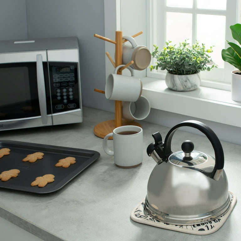 Kitchen Details 10 Cup Stainless Steel Tea Kettle - Silver