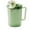 Green, variant on Yoloke Plastic Pitcher with Lid and Spout - Water Pitcher for Fridge, Large Iced Tea Pitcher for Coffee, Juice, and Homemade Beverages