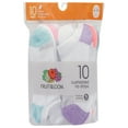 thumbnail image 3 of Fruit of the Loom Womens Everyday Soft Cushioned No Show Socks, 10-Pack, 3 of 5