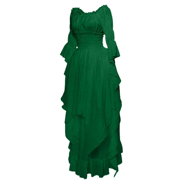 green bohemian wedding dress forest green wedding dress Miryelle Boho Wedding Dress