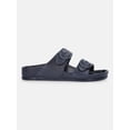 thumbnail image 2 of George Men's Two Buckle Slide Sandals, 2 of 6
