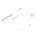 thumbnail image 2 of 2xDouble Ear Hook Auriculares con Cable Headworn Micrófono Beige XLR 3Pin Sunnimix Micrófono de diadema de 3 pines, 2 of 8