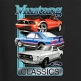 thumbnail image 6 of Wild Bobby, Mustang Ford Classics Cars and Trucks Unisex Graphic Hoodie Sweatshirt, Black, Medium, 6 of 6