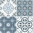 thumbnail image 1 of FloorPops FP2951 Myriad Peel & Stick Azulejos para piso Azul, 1 of 5
