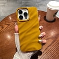 thumbnail image 3 of Funda de teléfono con pliegues 3D a la moda para iPhone 16, 15, 14, 13, 12, 11 Pro Max, 14, 15 Plus, X, XR, XS Max, carcasa a prueba de golpes de color caramelo, 3 of 5