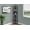 taupe#1, variant on Display Shelves Bookshelf, Bookcase, Etagere, Corner, 4 Tier, 62"h, Office, Bedroom, Black Laminate, Black Metal, Contemporary, Modern,Shelving Units