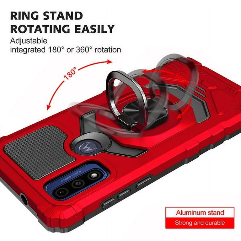 ✩ Motorola Moto G Play (2023) Dual-Layer Holster Case w/Kickstand – Rome  Tech