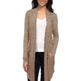 thumbnail image 2 of HyBrid & Company Womens Kimono Casual Open Front Drape Long Cardigan with Pockets, 2 of 2