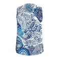 thumbnail image 4 of Women's Floral Graphic Camisole V Neck Sleeveless Tunic Tank Top Y2K Summer Vacation Beach Blouse Casual Sleeveless Shirt 2025 Trendy Outfits, 4 of 5