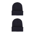 thumbnail image 4 of Sonducket Gorros Beanie Gorros de punto Skullcap Accesorios para el cabello a prueba de viento Gris oscuro Gris oscuro 2piezas, 4 of 6