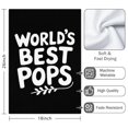 thumbnail image 3 of 2 Pcs Funny Kitchen Towels,World's Best Microfiber Dish Towels,Kitchen Tea Towels,Kitchen Towel Set (18" X 26"), 3 of 3