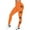 Orange, variant on Shadoumai Women's Football Print Elastic Fitted Tights For Outerwear Leggings Comfortable Stretch High Waist Workout Yoga Pants