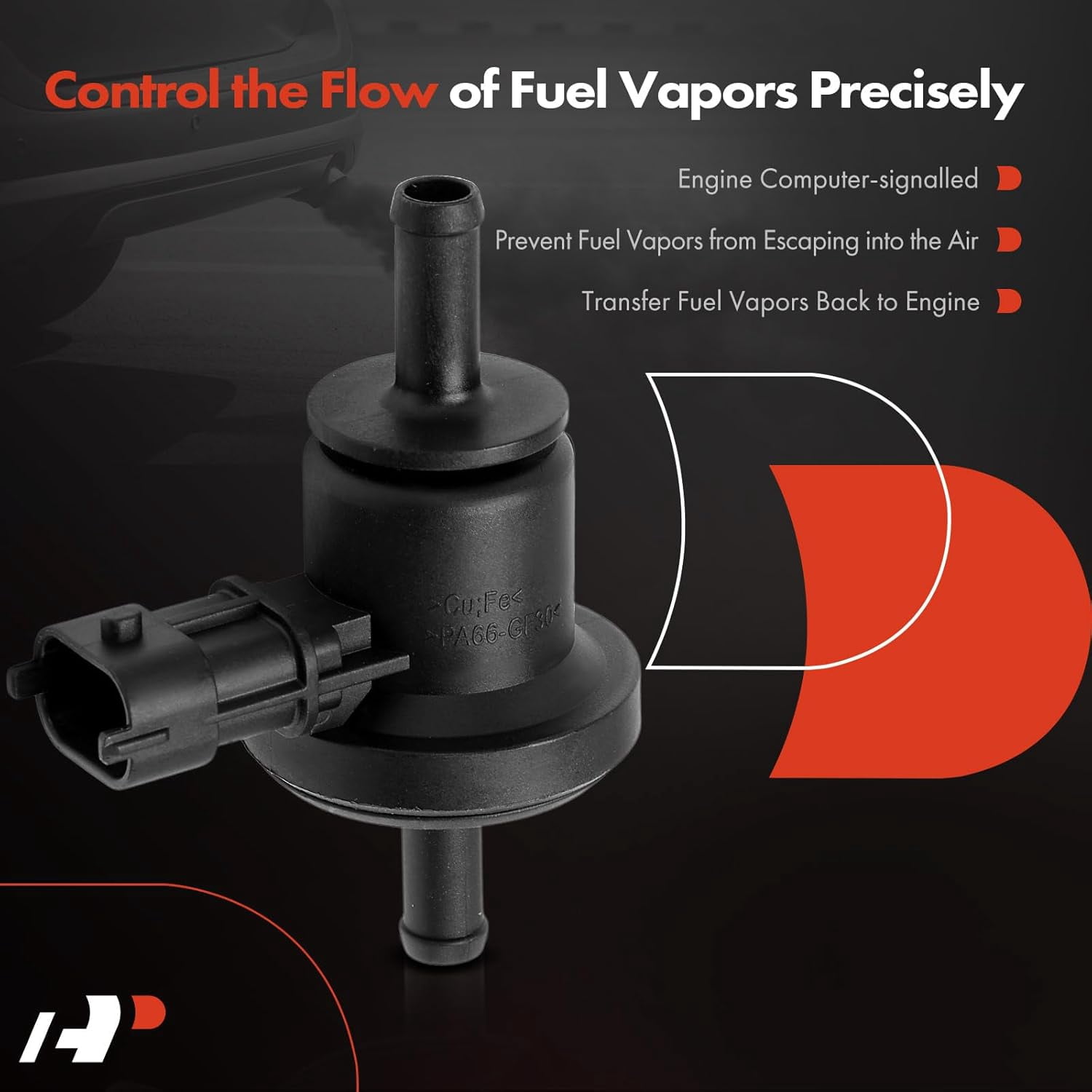 A-Premium Vapor Canister Purge Solenoid Valve Compatible with Hyundai Elantra 2007-2012, Accent 2006-2011, Genesis 2009-2014, Equus 2011-2013 & Kia Soul 2010-2011, Rio5, Borrego, 1.6L 2.0L 4.6L 5.0L