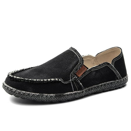 

Men‘s Denim Casual Non-slip Loafer Shoes