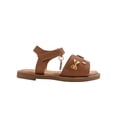 thumbnail image 2 of bebe Toddler Girl's’ Fashion Sandals – Dressy Shoes with Decorative Metal Charm, 2 of 7