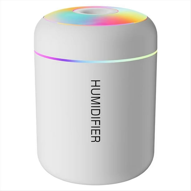 Mini Humidificador de Aire para Coche con USB, Aromaterapia de Colorido, Purificador de Aceites Esenciales y Humidificador de Aromaterapia.