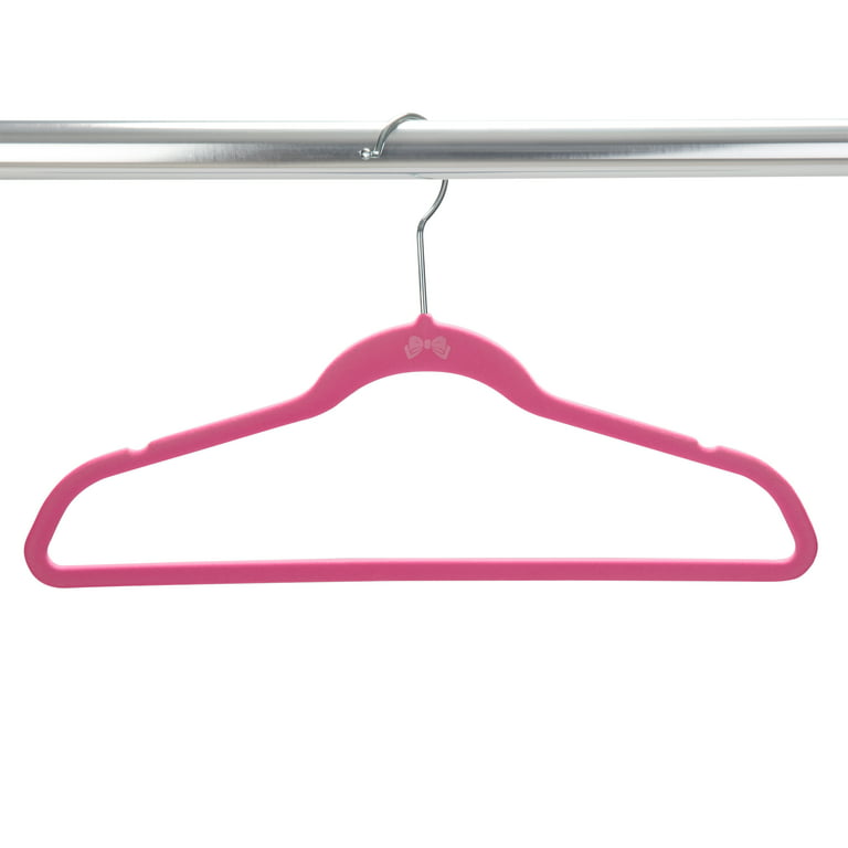 Ulimart Kids Hangers - 14 Inch, 50 Pack, Pink, Plastic, Ideal for Everyday  Use, Durable Infant/Toddler Hangers