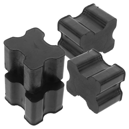 STOBOK 4Pcs Automotive Coil Spring Spacer Black Heavy Duty Shock Absorption for Cars Trucks Suvs