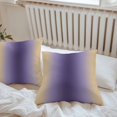 thumbnail image 6 of Dark Purple Khaki Ombre Throw Pillow Covers 18x18 Inch Set of 2, Modern Abstract Art Gradient Waterproof Outdoor Pillow Covers, Decorative Cushion Pillowcases for Couch, Sofa, Bed, Garden, Patio, 6 of 9