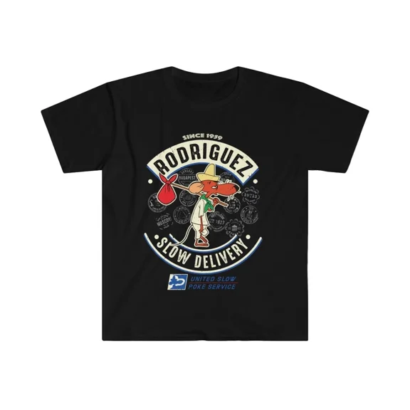 RARE Slowpoke Rodriguez Postal Service Softstyle T-Shirt
