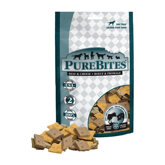 PureBites, Value Size Treats - Beef & Cheese - Freeze Dried Dog Treat
