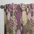 thumbnail image 3 of Designart 'Abstract Retro Rose' Traditional Curtain Panel, 3 of 5