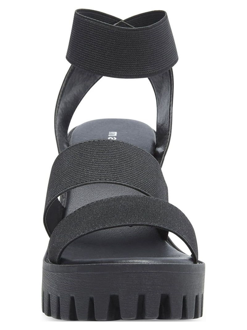 Madden Girl Sohoo Women's Stretch Platform Sandal Comfortable Lug