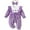 Z01-Purple, variant on Newborn Girl Clothes Fall Girl Knit Long Sleeve Romper Round Neckline Snap Button Closure Cozy Fall Spring Button Romper Size 1 3 Months,(Khaki 1-3 Months)