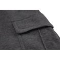 thumbnail image 3 of Men's Casual Jogger Pants Slim Fit Sport Fitness Gym Fitness Workout Sweatpants (Charcoal, XL), 3 of 3