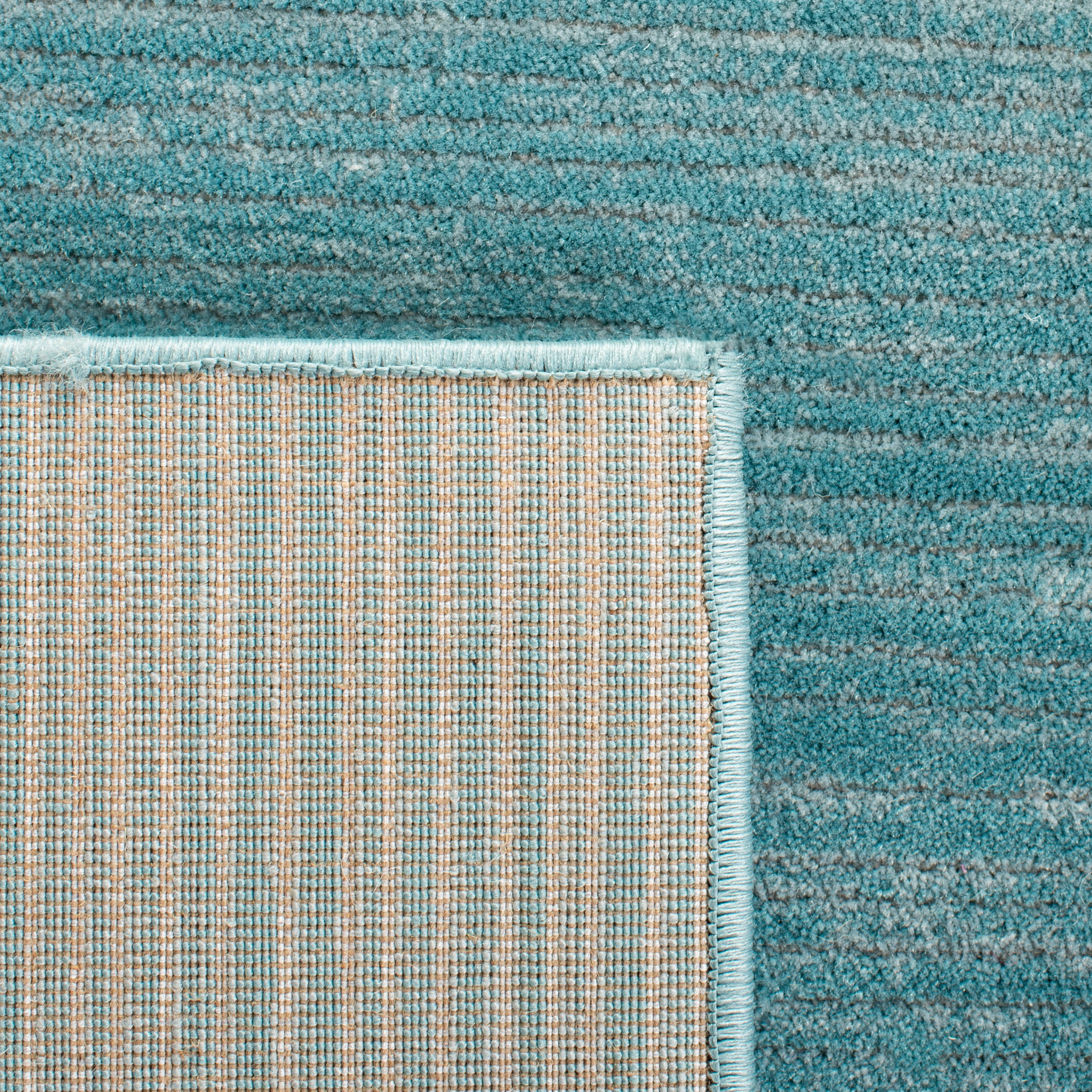 SAFAVIEH Vision Adrasteia Overdyed Solid Runner Rug, Aqua, 2'2" x 20' - Modern Design, Aqua, Non-Shedding & Easy Cleaning, Ideal for Living Room, Bedroom, Dining Space, Entryway, Hallway, Kitchen