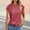 Red, variant on Rvasteizo Women Solid Crew Neck Short Sleeve Pullover Tops Loose Casual Tee
