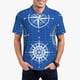 thumbnail image 1 of Balery Compass Camisa Polo de Hombre con Estampado, de Manga Corta y Tejido Medio, Camisa Tipo Golf Polo-Medium, 1 of 6