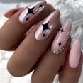 thumbnail image 4 of Black Minimalist Star Nail Stickers Decals Self Clear Outline Designs for Women Manicure Accessories, 4 of 6