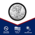 thumbnail image 3 of OnFireGuy 5-Pack 40mm Black Ring Coin Holders for 1oz Silver Eagles Protective Coin Cases, 3 of 6
