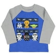 thumbnail image 2 of Star Wars Shirt Kids Toddler Chibi Characters Raglan T-Shirt (18 M), 2 of 4