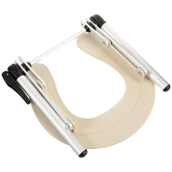 ROSENICE Spa and Massage Therapy Beige Aluminum Alloy Headrest Support 1Set 17.3x9.4in