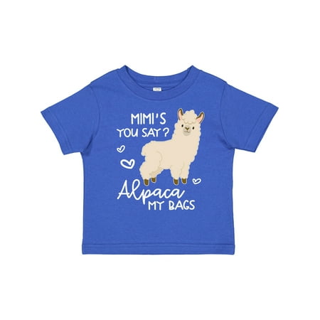 

Inktastic Mimi s You Say Alpaca My Bags Boys or Girls Toddler T-Shirt