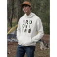 thumbnail image 2 of Brooklyn, New York City Design Hoodie Men -Image by Shutterstock, Male 3X-Large, 2 of 4
