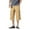 Khaki, variant on gakvov Cargo Pants For Men Cargo Pants For Mens Plus Size Joggers Sweatpants Shorts Tooling Short Pants Multi-Pocket Wear-Resistant Overalls Cropped Trousers
