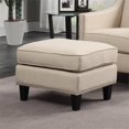 thumbnail image 1 of Picket House Furnishings Émérite Pouf en Naturel, 1 of 4