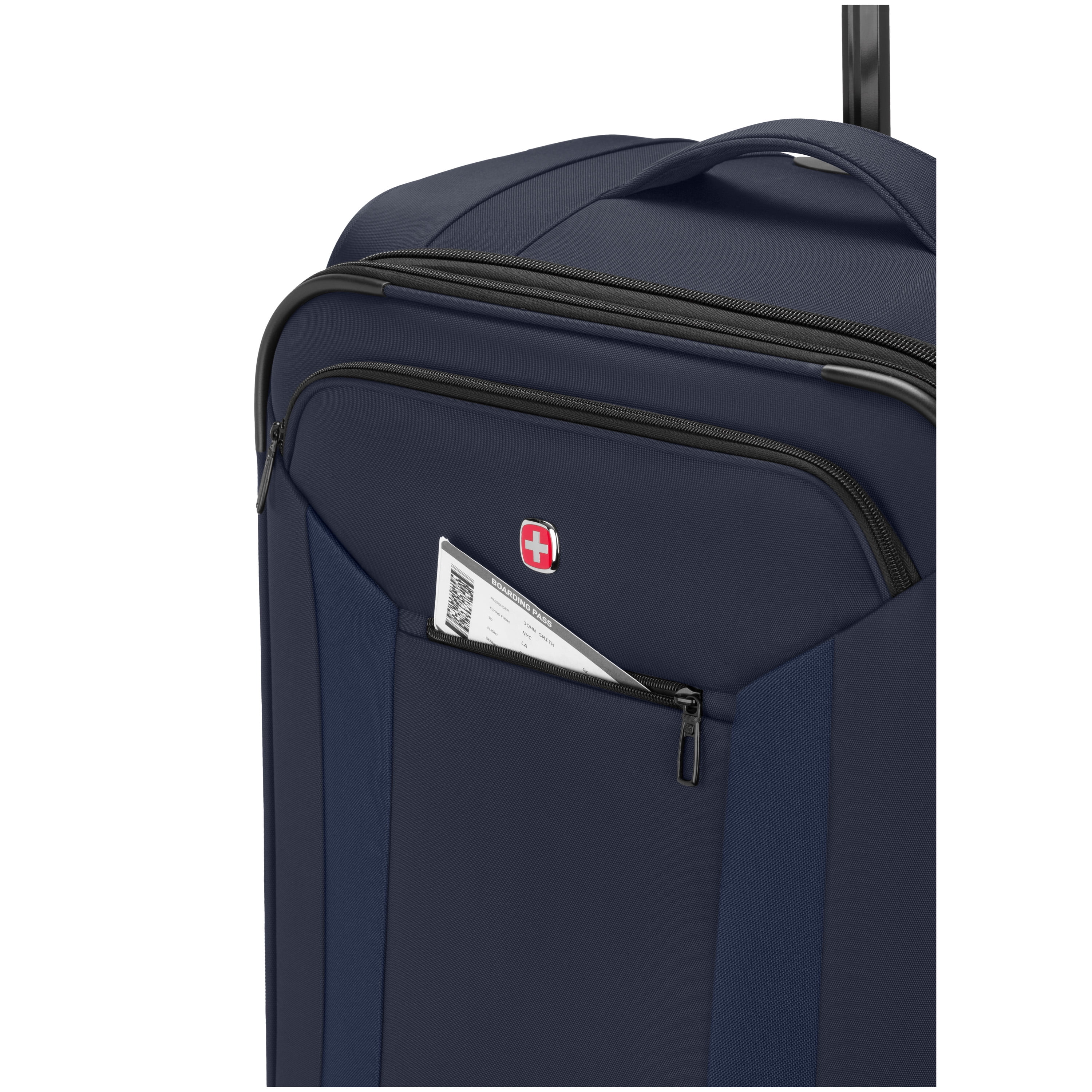 SWISSGEAR Stride Expandable Large Checked Spinner Luggage, Peacoat