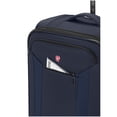 thumbnail image 2 of SWISSGEAR Stride Expandable Large Checked Spinner Luggage, Peacoat Blue, 8 Wheels & Built-in TSA Lock, 2 of 20